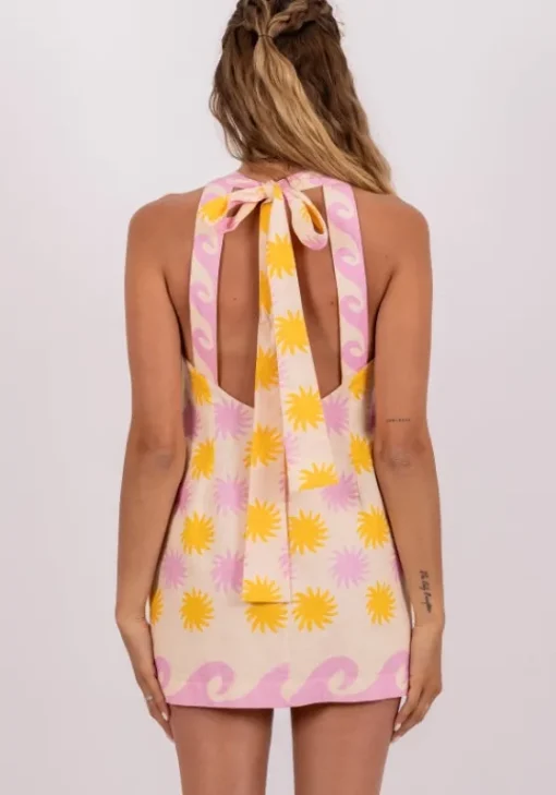 Clearance Sundress Felipa Mini Dress Print Praia