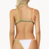 New PQ Swim Ferrarini Triangle Bikini White