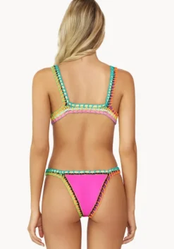 Fashion PQ Swim Ferrarini Triangle Bikini Acai Pink
