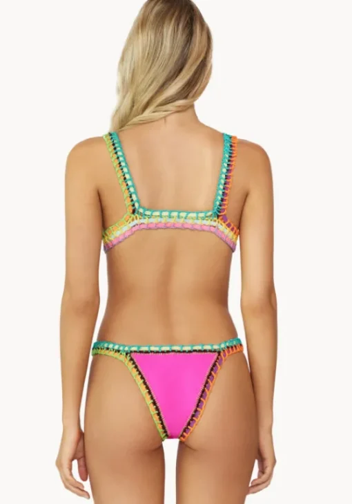Fashion PQ Swim Ferrarini Triangle Bikini Acai Pink