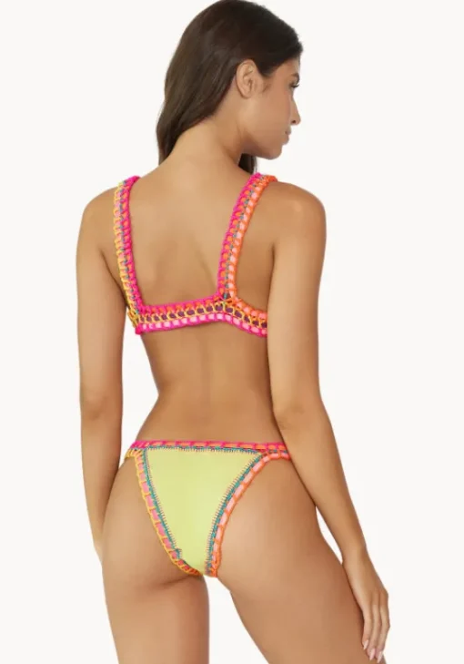 Discount PQ Swim Ferrarini Triangle Bikini Dandelion