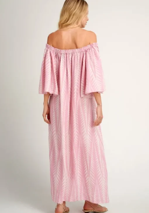 Sale Pearl & Caviar Finikas Off Shoulder Dress