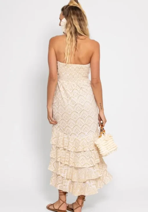 Best Sundress Flavie Dress White White/Gold