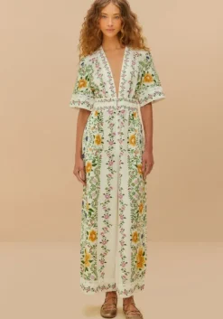 Clearance Farm Rio Folk Floral Jumpsuit
