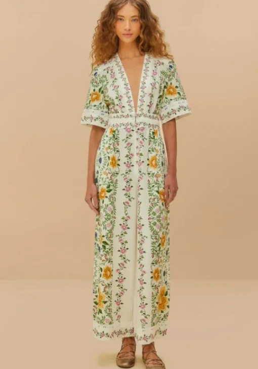 Clearance Farm Rio Folk Floral Jumpsuit