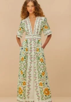 Clearance Farm Rio Folk Floral Jumpsuit