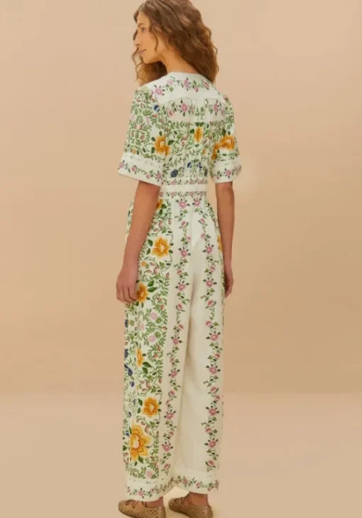 Clearance Farm Rio Folk Floral Jumpsuit