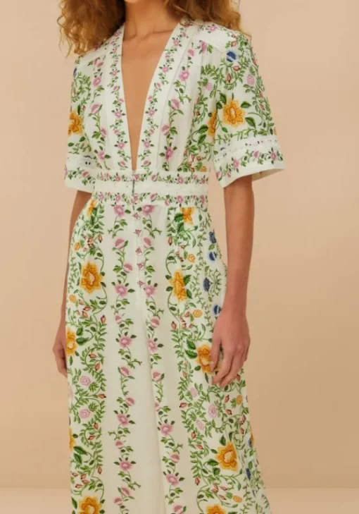 Clearance Farm Rio Folk Floral Jumpsuit