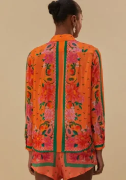 Online Farm Rio Fruit Garden Scarf Shirt