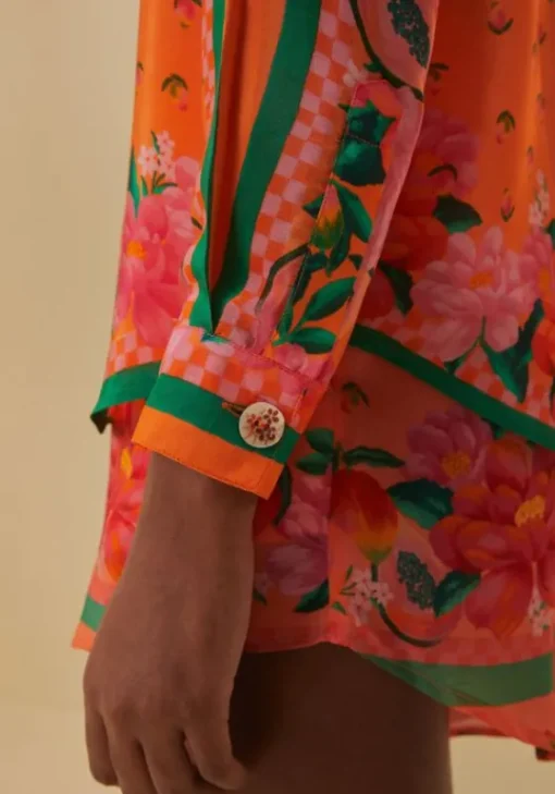 Online Farm Rio Fruit Garden Scarf Shirt