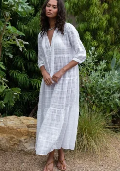 New Honorine Giselle Dress White