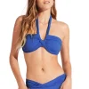 Discount Seafolly Goddess Bandeau Bikini Azure