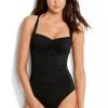 Hot Seafolly Goddess Twist Swimsuit Black