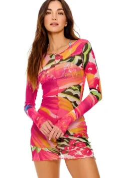 New Agua Bendita Hadley Dress Citrus
