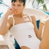 Best Away That Day Hamptons Swimsuit White