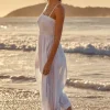 Online Sea Level Heatwave Bandeau Dress White