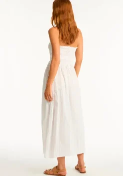 Online Sea Level Heatwave Bandeau Dress White