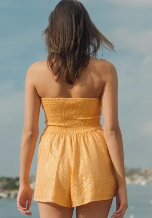 Discount Sundress Ilanila Playsuit Apricot