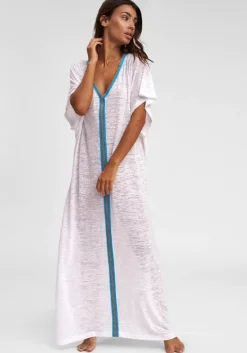 Hot Pitusa Inca Abaya Kaftan White