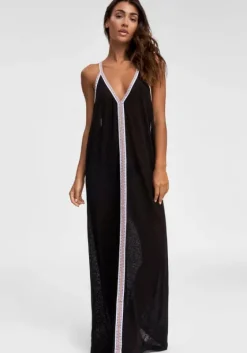 Online Pitusa Inca Maxi Sun Dress Black
