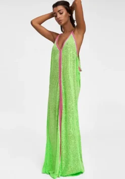 Best Pitusa Inca Maxi Sun Dress Lime