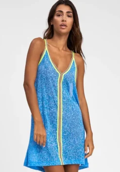 New Pitusa Inca Mini Dress Blue