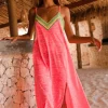 Discount Pitusa Inca Slip Dress Hot Pink