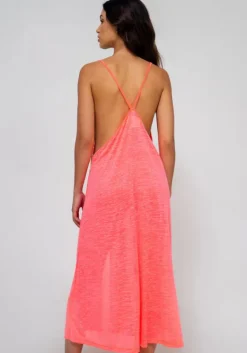 Discount Pitusa Inca Slip Dress Hot Pink