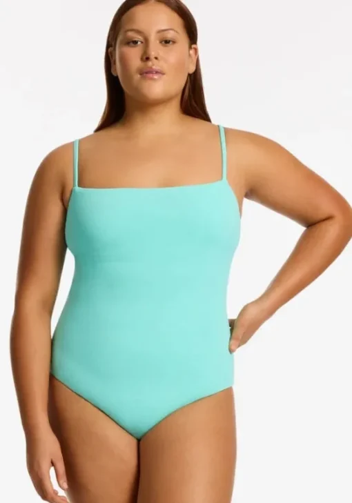 Sale JETS Swimwear Isla Rib Minimal Tank Dolce