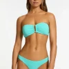 Fashion JETS Swimwear Isla Rib U Trim Bandeau Bikini Dolce