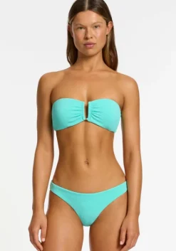 Fashion JETS Swimwear Isla Rib U Trim Bandeau Bikini Dolce