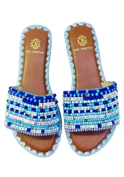 Online De Siena Italia Beaded Sandals Blue