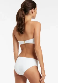 Best JETS Swimwear Jetset Bandeau Bikini White