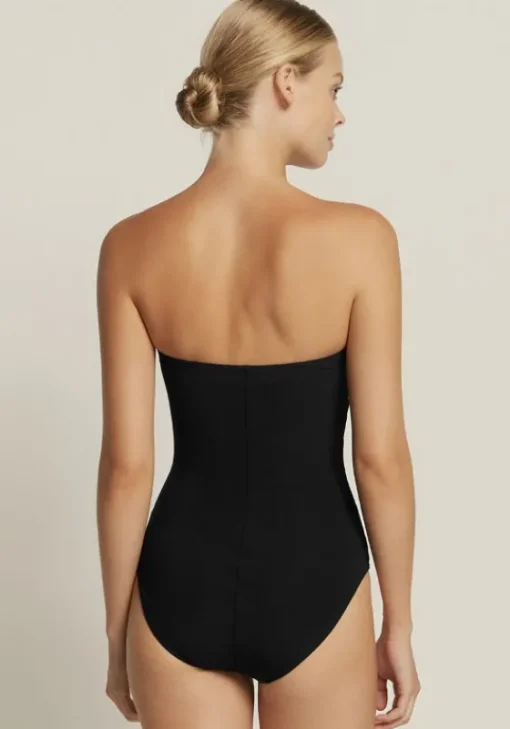 Online JETS Swimwear Jetset Bandeau Swimsuit Black