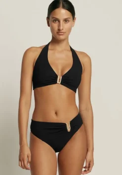 New JETS Swimwear Jetset DD Halter Bikini Black