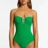 Clearance JETS Swimwear Jetset Bandeau Swimsuit Flora