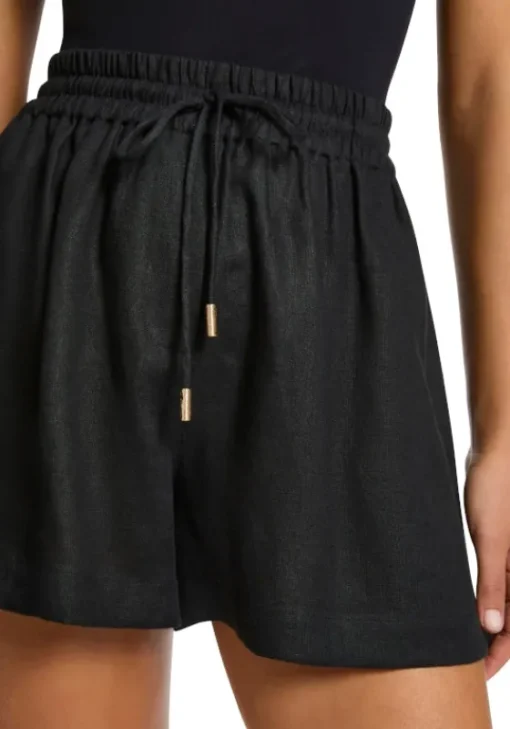 Best JETS Swimwear Jetset Linen Short Black