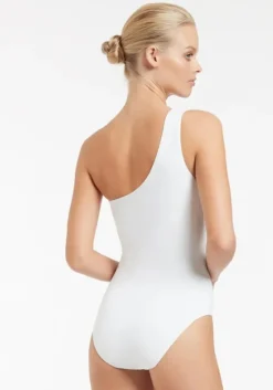 Outlet JETS Swimwear Jetset One Shoulder Swimsuit White Mineral