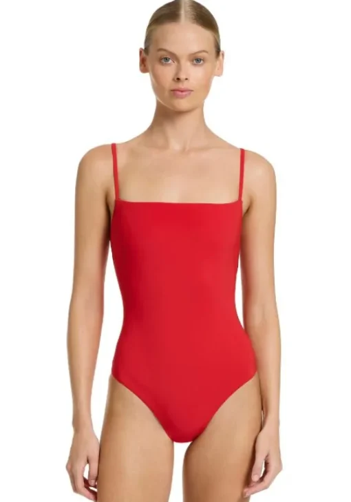 Sale JETS Swimwear Jetset Tank Swimsuit Rosso