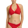 Hot JETS Swimwear Jetset Twist Front Halter Bikini Rosso