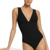Sale JETS Swimwear Jetset V Neck Swimsuit Black