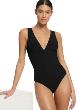 Sale JETS Swimwear Jetset V Neck Swimsuit Black