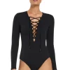 Clearance JETS Swimwear Joali Long Sleeve Surfsuit Black