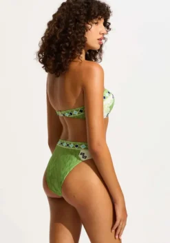 Outlet Seafolly Kasbah Bandeau Bikini Sage Kasbah Sage
