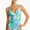 New Sea Level Cross Front Swimsuit Key Largo