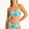 Online Sea Level Twist Bandeau Bikini Key Largo