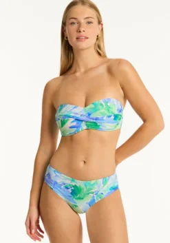 Online Sea Level Twist Bandeau Bikini Key Largo