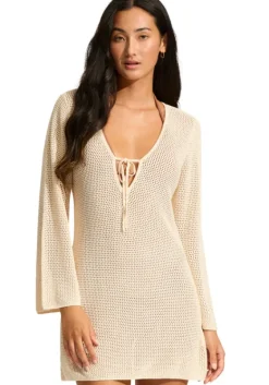 Clearance Seafolly Knit Cover Up Natural