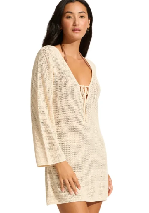 Clearance Seafolly Knit Cover Up Natural