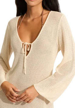 Clearance Seafolly Knit Cover Up Natural